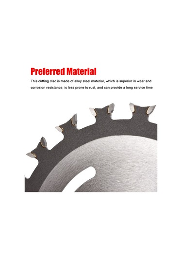 Singree 110mm Çap 20mm Delik 40 Diş Multifonksiyonel Ahşap Kesme Diski