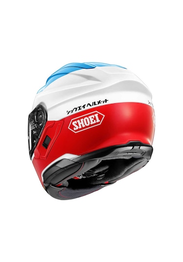 Shoei Gt-Aır 3 Kask Lılt Tc-10 Kapalı Motosiklet Kaskı Beyaz - Kırmızı - Mavi