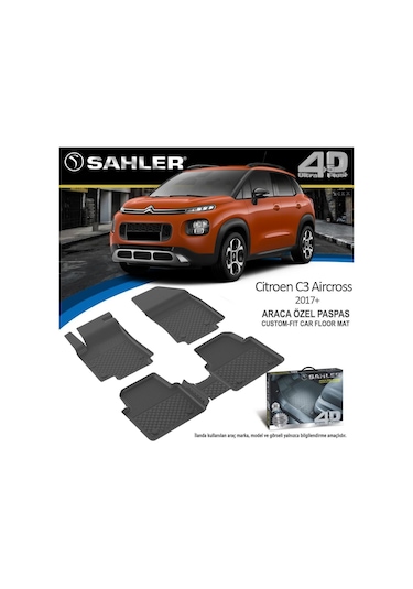 Citroen C3 Aircross Paspas Sahler 4.5D Havuzlu 2017- Sonrası