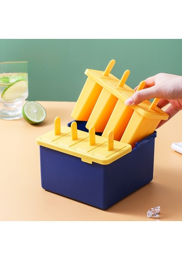 Ranyeek Yemek Grubu Pp Malzeme 8'li Dikey Buzluk Kalıbı - Evde Evde Dondurma, Buzlu Tatlılar İçin Pratik Ve Dayanıklı Pembe Mor Diğer