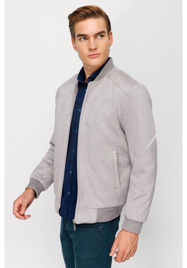 Igs Erkek Gri Standart Std Süet Mont Gri