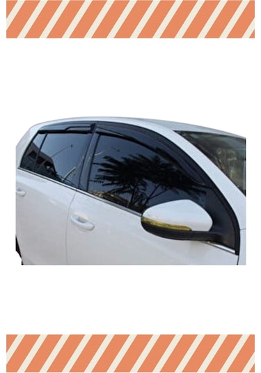 Volkswagen Golf 6 2010-2013 Modellerine Özel 4'lü Mügen Tip Cam Rüzgarlığı