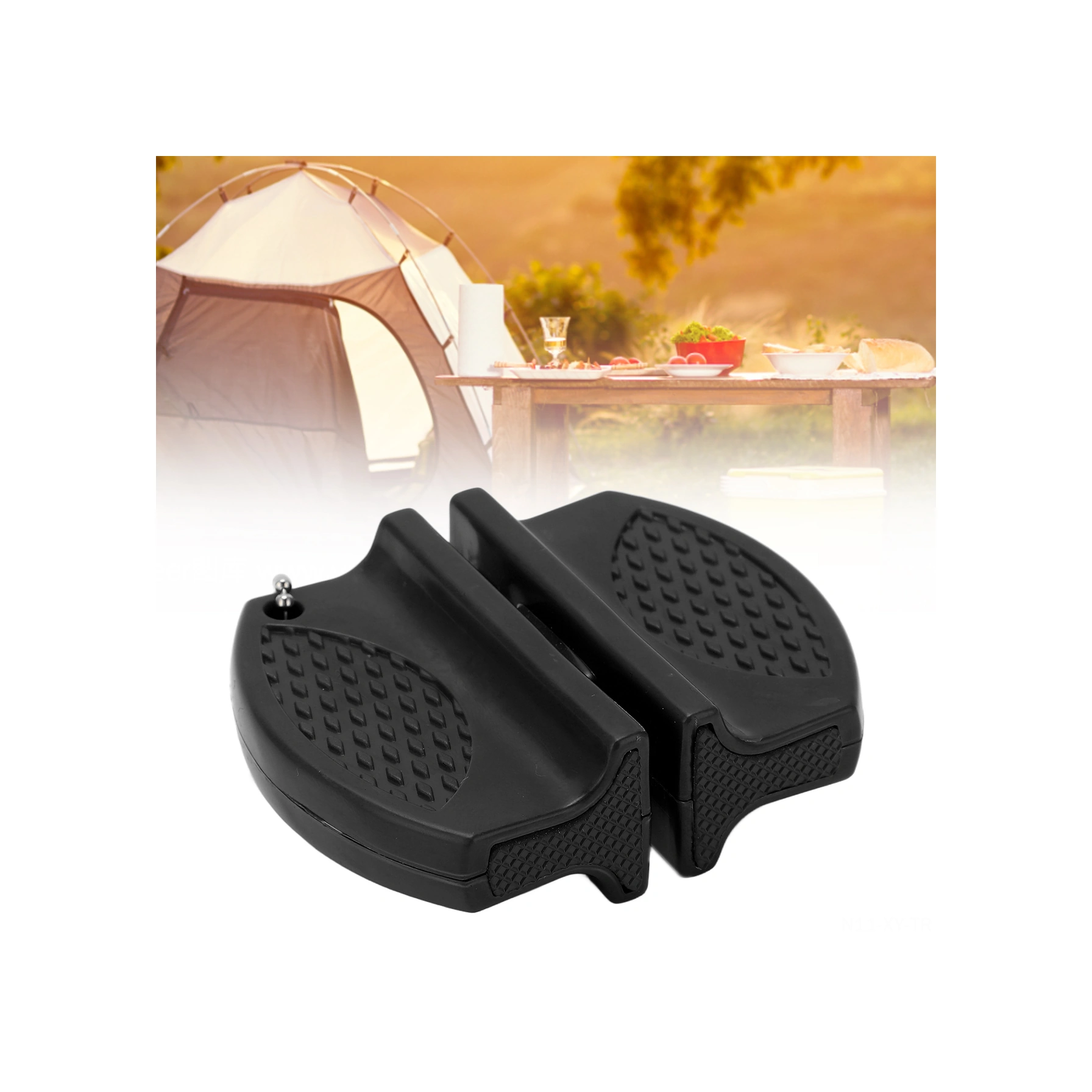 Shineyee Taşınabilir Mini Bıçak Taslağı - İki Yönlü Carbide Ve Seramik Uçaklı, Kaymazsız Kollü, Dış Mekan Ve Mutfak İçin Siyah