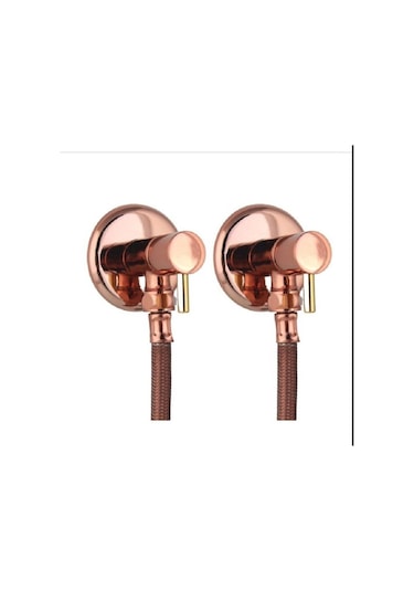 İsaoğlu Yapı Bronz Taharet Muslukları Bronz Hortumlar Dahil Komple Set Takım Bakır Taharat Muslukları Bakır