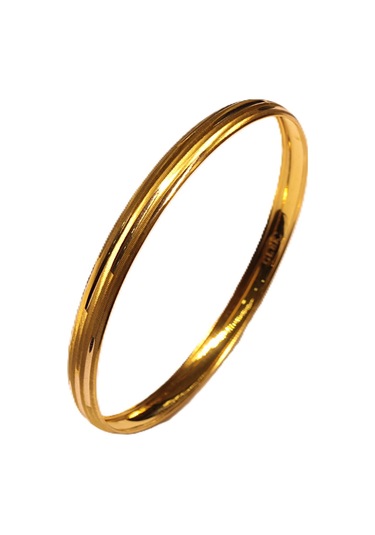 Altın Hediyelik Desensiz Bilezik 3154