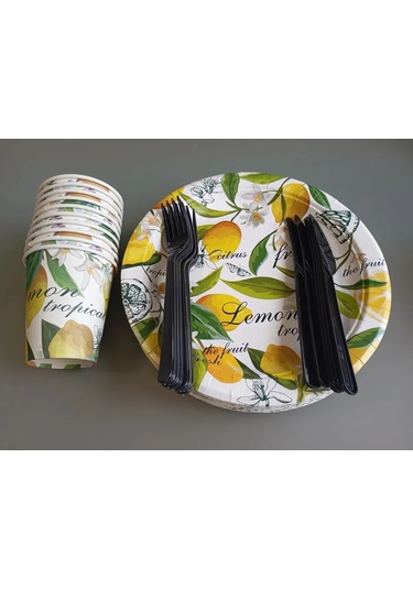 Tverskie Tarelki 10 Kişilik Tek Kullanımlık Tabak Seti 272936679 50