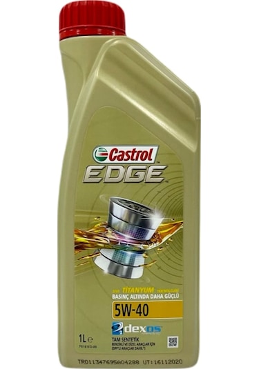 Castrol Edge 5W-40 Dexos 2 Tam Sentetik DPF Motor Yağı 1 L