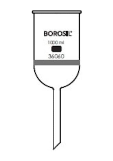 Cam Buhner Hunisi 200 Ml Porozite 2 - Buchner Tipi - Sinterlenmiş