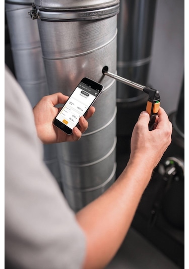 Testo 405i Akıllı Telefon İle Kullanılabilen Hot Wire Anemometre