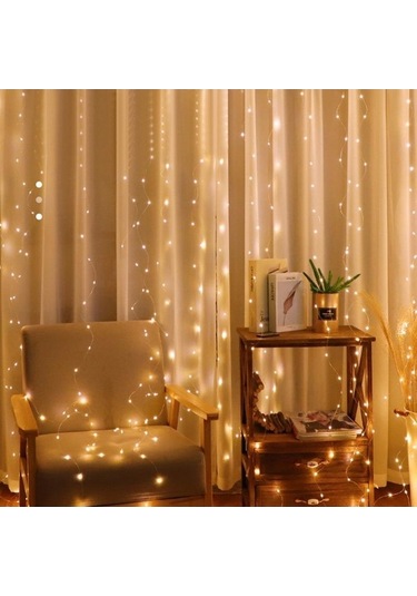 Novahub Yeşil Perde Led Işık Garland, 8 Modlu Usb Uzaktan Kumanda, Noel Dekorasyonu, Tatil Ve Düğün İçin Yeşil