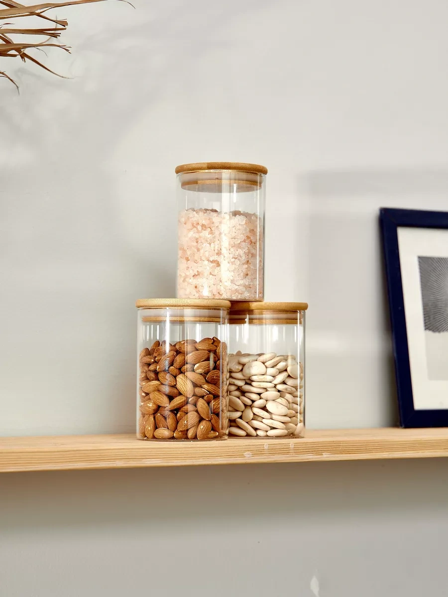 Beautihome Cam Şişe Seti Açık Ürünler İçin 174404366