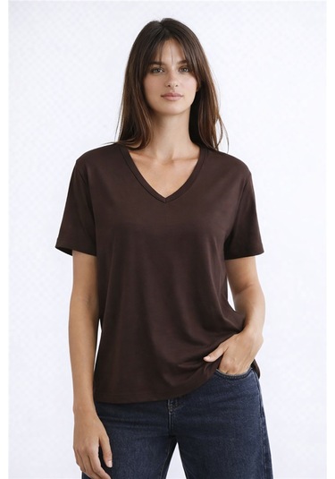 Fashion Friends Kadın Bluz 26y0021k1 Kahve
