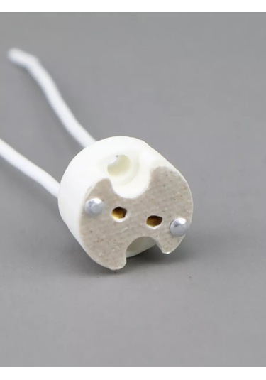 Tdmelectric Gu5.3 Halojjen Lamba Duyları, Seramik Kablolu 233780445