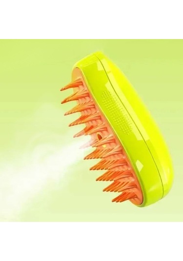 Buffer Buharlı Yumuşak Silikon Uçlu Kedi & Köpek Tüy Tarama Tarağı Yıkama Fırçası
