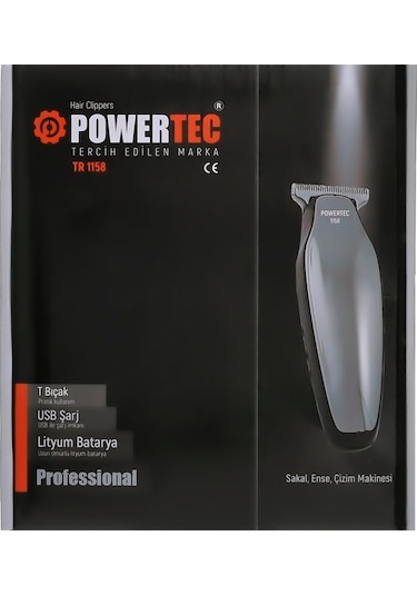 Powertec TR-1158 Saç Sakal Tıraş Makinesi