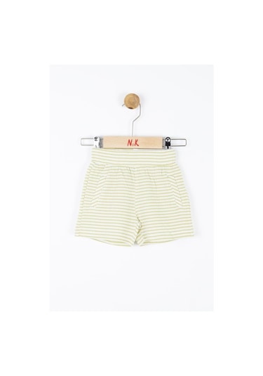 Nk Kids Kız Bebek Cremo Şort 56606 Ekru-yeşil Ekru - Yeşil