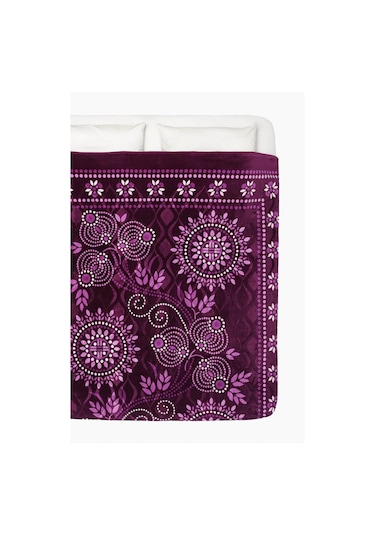 Sarar Battaniye Sarar Çift Kişilik Battaniye Mürdüm