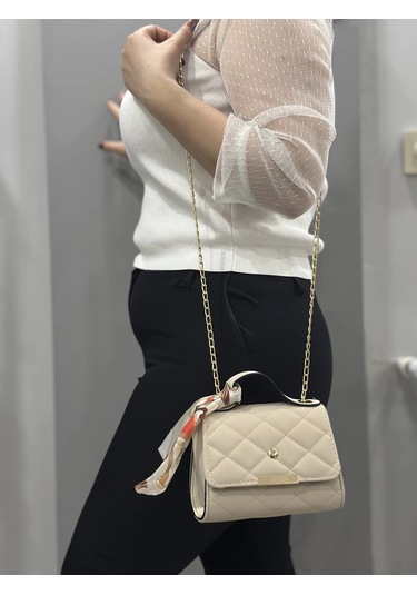 Biçomi Bej Cilt Zoje Çanta Bej