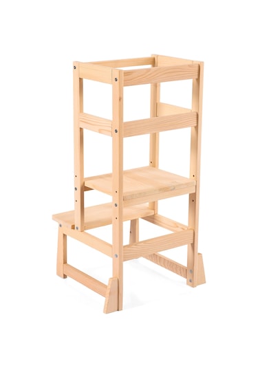 Kukka Ahşap Öğrenme Kulesi Naturel Naturel