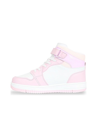 Kidessa 1517 Anatomik Taban Unisex Çocuk Ve Genç Boğazlı Sneakers Beyaz Pembe Beyaz - Pembe