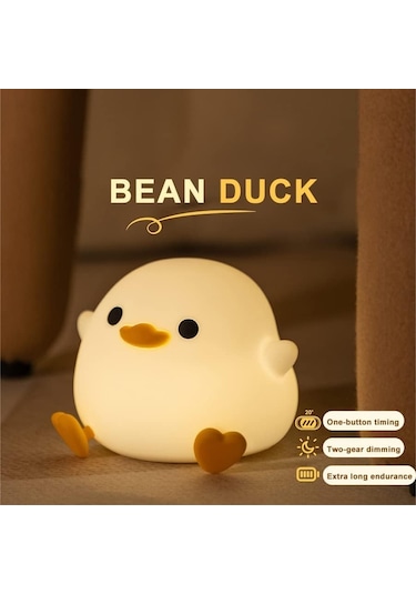 Pkkp Çocuklar İçin Gece Lambası, Dodo Duck Kawaii Gece Lambası,