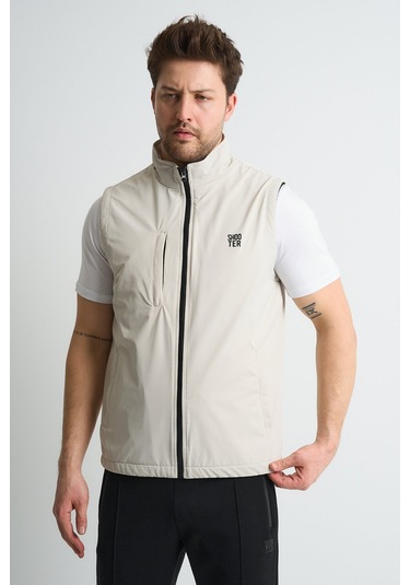 Shooter Sportswear Deluxe Erkek Yelek Üç Cepli İçi Polarlı Regular Kalıp Lacivert Taş