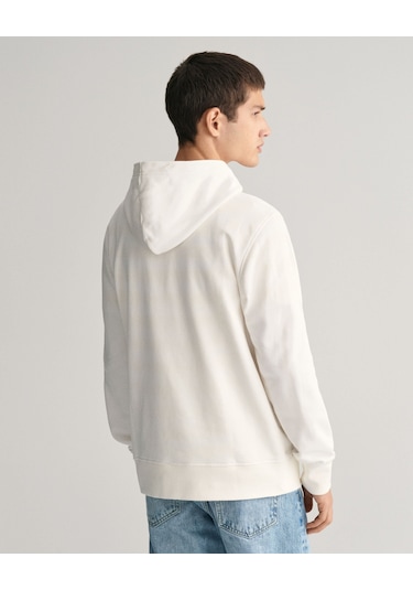 Gant Erkek Sweatshırt 2003244-113 2003244-113 Beyaz Beyaz