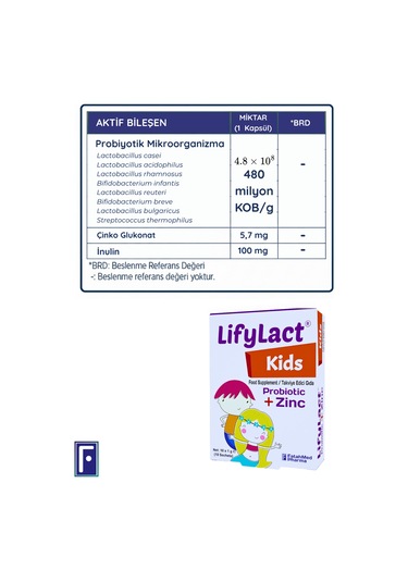 Lifylact Kids Probiyotik 10 Şase