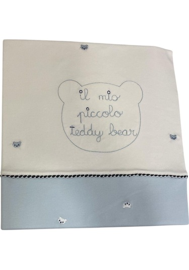 Babydoll Battaniye Gaye Teddy Bear-11740 Mavi