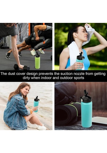 Yedek Kapaklar Toz Geçirmez Sızdırmaz Kapak Üst Geniş Ağız İçin Siyah