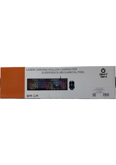 Qpart GM14 Oyuncu Klavye & Mouse Set