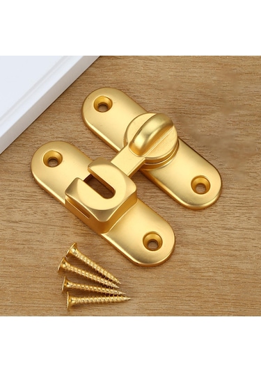 Suntek Ahır Kapı Kilidi Mandalı Oda Yatak Odası Banyo Altın