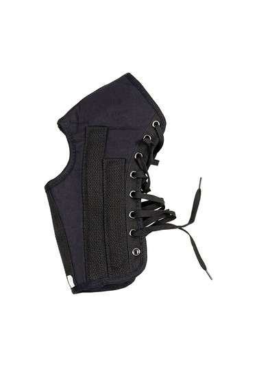 Sones S Malüminyum Plaka Stili Ayak Bileği Sabitleme Kemeri Siyah