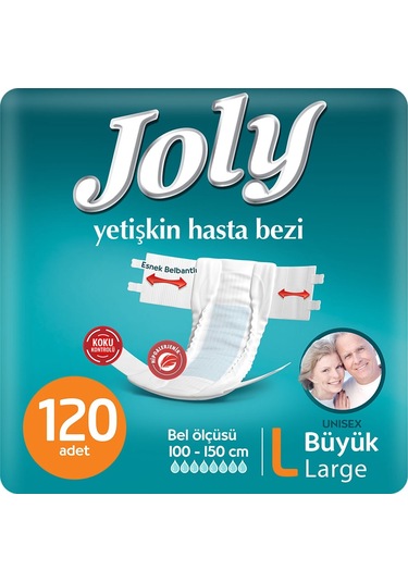 Joly Yetişkin Bezi L 120 Adet
