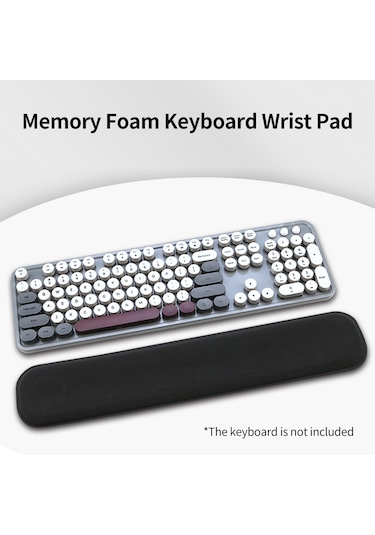 Hafızalı Köpük Klavye Bilek Desteği Ofis Oyun Klavyesi Bilek Desteği Ergonomik Klavye Bilek Desteği
