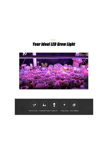 Reedark 2-pack 5w T5 Led Bitki Büyüme Şeridi, Beyaz, Led Işık Şeritleri