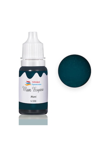 Mum Boyası Sıvı Pigment Boya 20 Ml Mavi - S530