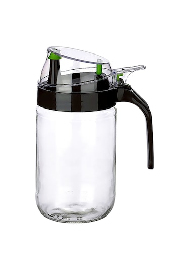 Cam Yağdanlık - Kulplu Sirkelik Sosluk 660Ml