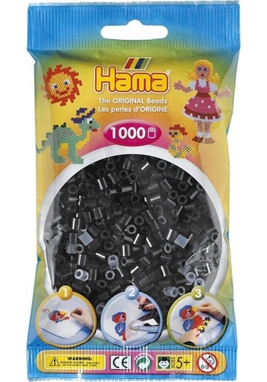 1.000'Lik Hama Midi Boncuk - Siyah