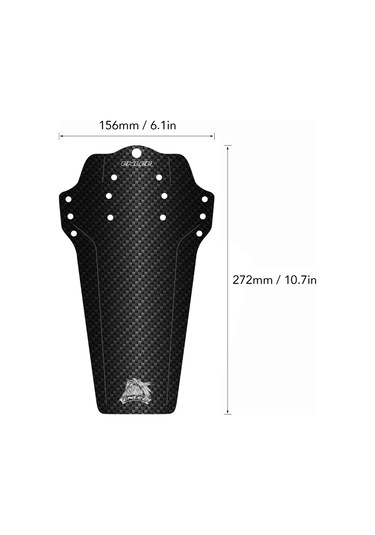 Folinda 7'li Bisiklet Çamurluk Seti - Pp5 Malzeme, Ön/arka Çatal Uyumlu, Kir Ve Su Engeli, Kolay Kurulum Çok Renkli