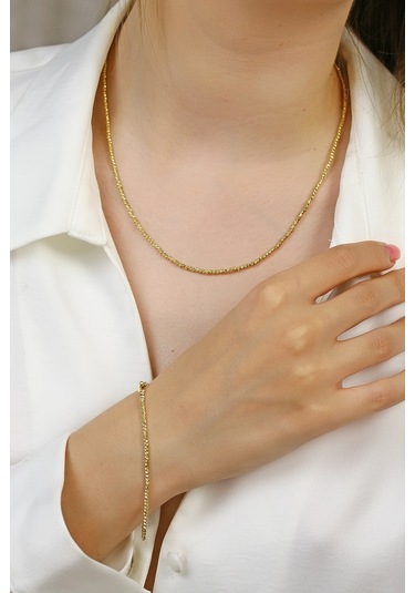 Altınkesesi Altın Dorika Toplu Bileklik Full Toplu - Sarı Sarı Altın