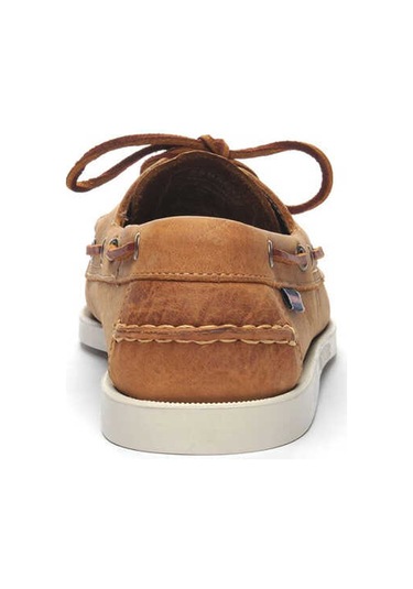 Sebago Docksides Portland Crazy Horse Erkek Deri Ayakkabı Kahvere Kahverengi