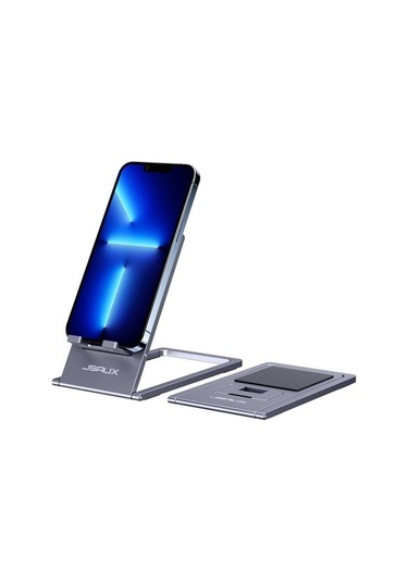 Jsaux Ayarlanabilir Telefon Ve Tablet Tutucu Katlanabilir Telefon Standı Mini , İphone 14 13 12 11 Pro Max Uyumlu Tablet Telefon Standı Sp0112 Gri