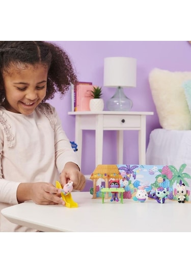 Gabby's Dollhouse Gabbynin Hayal Evi Pandi Patinin Doğum Günü Seti 6067141