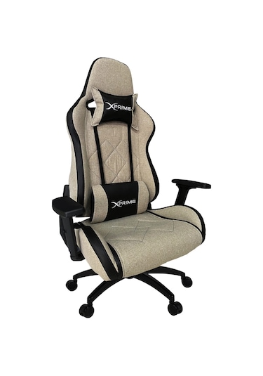 Xprime Titan Kumaş Oyuncu Koltuğu Ekru (502072096)