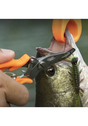 Pazly Ve Pensesi: Paslanmaz Makas Kancalı İle Dayanıklı Çok Çıkarıcı Çengel Çelik Balıkçı Amaçlı Ap