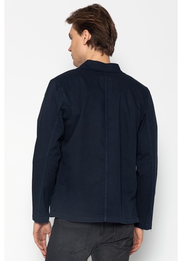 Cekmon Erkek Regular Fıt %100 Cotton İnce Gabardın Spor Ceket Lacivert