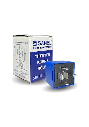 12v Korna Titreyen Rölesi 30a 5 Fiş Sanel Str107