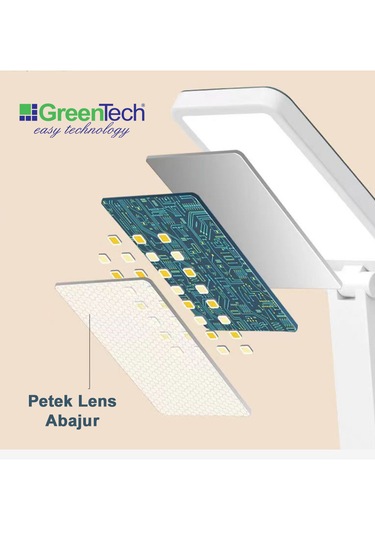 Greentech Masaüstü Şarjlı Katlanabilir Portatif LED Aydınlatma / GT-CL11G
