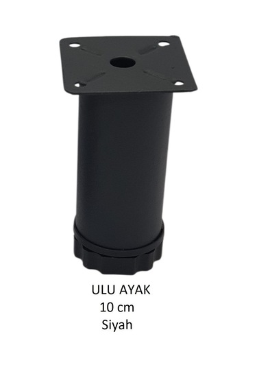 Ulu Ayak 10cm Vidalar Dahil Siyah Siyah